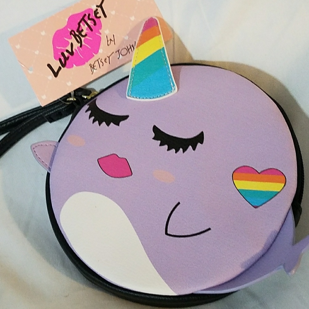 Betsey Johnson Luv Betsey Narwhal Wristlet